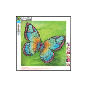 Diamond Painting 30 x 30cm. SOMMERFUGL