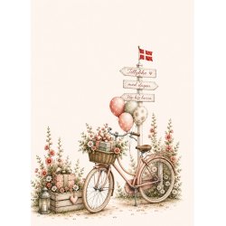 Papirblok A6 F�dselsdagsidyl - Luna Hobby