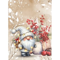 Papirblok A6 Gnomes - Luna hobby