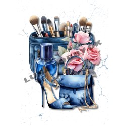 Papirblok A6 Denim Ladies - Luna Hobby