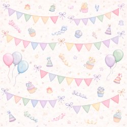 Papirblok Fest &amp; Fejring 15 x 15 cm - Luna Hobby