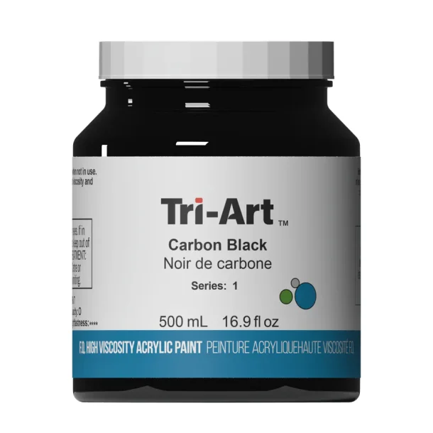 Tri-Art High Viscosity Carbon Black 500ml