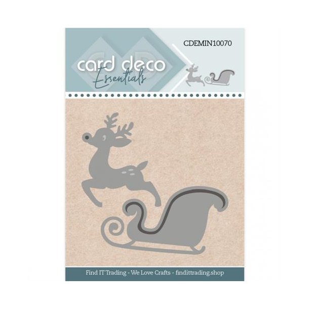 Die Card Deco mini Santa's Sledge CDEMIN10070