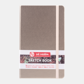 Sketch Book 13x21cm 80 sider Pink Champagne