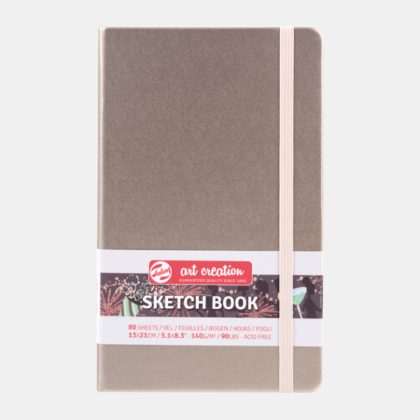 Sketch Book 13x21cm 80 sider Pink Champagne