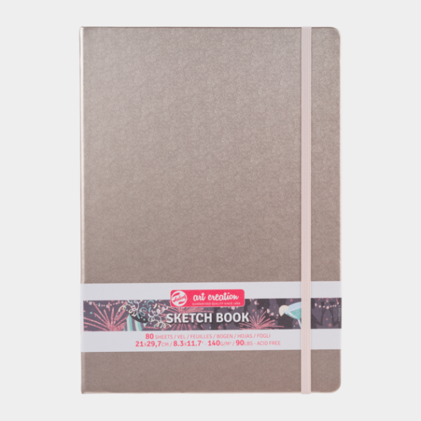 Sketch Book 21x29,7cm 80 sider Pink Champagne