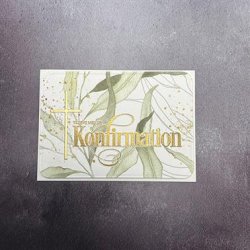 Simple and basic SBC140 akrylstempel Tillykke med din konfirmation ST21