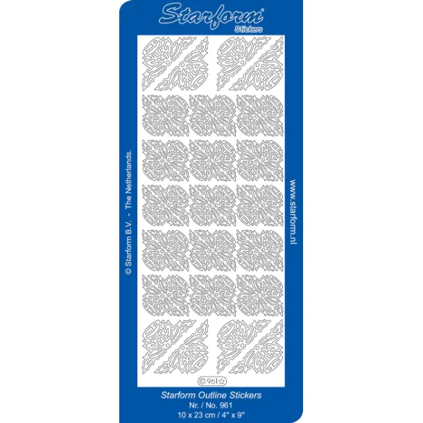 Stickers hjrner 961 slv S5