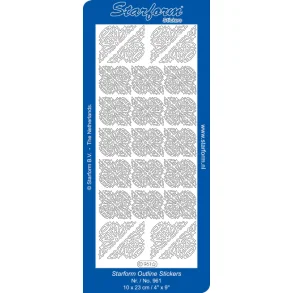 Stickers hjrner 961 guld S5