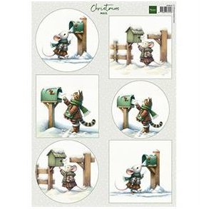 Klippeark Marianne Christmas Mail M6