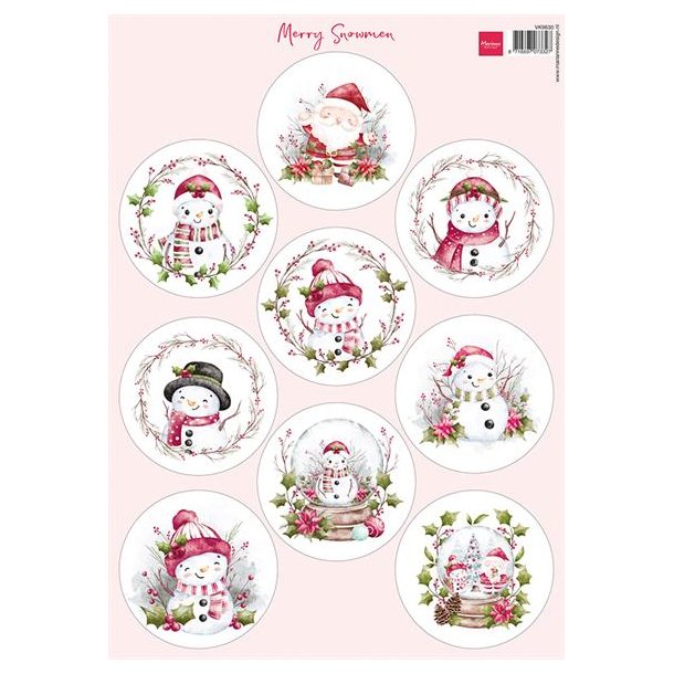 Klippeark Marianne Merry Snowmen M10