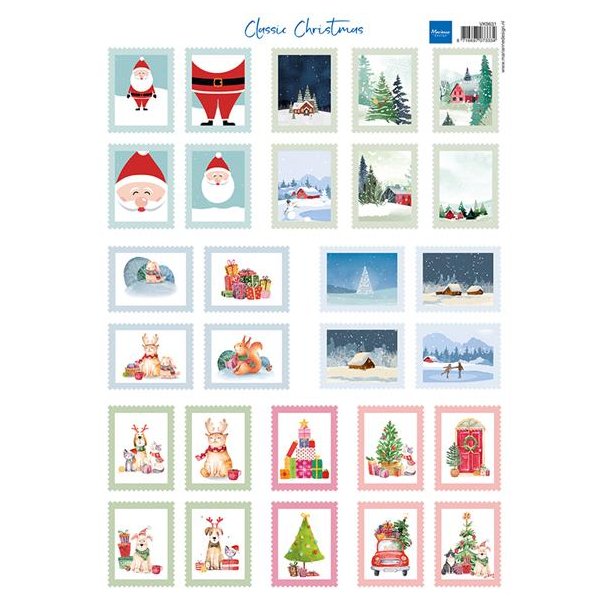 Klippeark Marianne Stamps Christmas M10