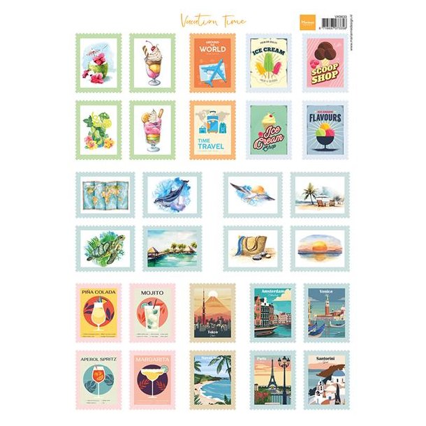 Klippeark Marianne Stamps Vacation Time M10
