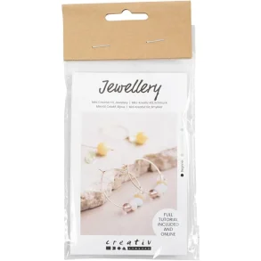 Mini Smykke kit Kreoler med perler