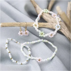 Mini Smykke kit elastikarmbnd og rering