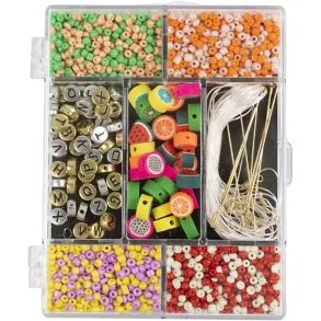 DIY Mix Smykker 1 Pk., Frugtmix, Strke Farver