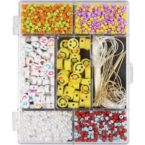 DIY Mix Smykker 1 Pk., Regnbuemix, Regnbuefarver