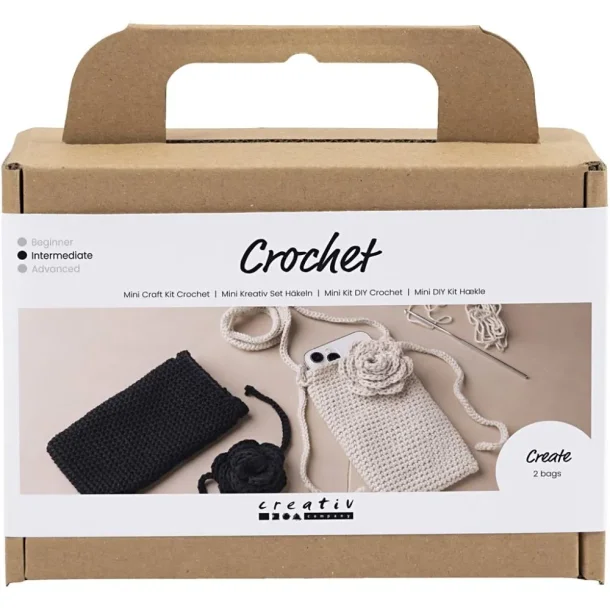 Mini DIY Kit Hkle 1 Pk., Taske Med Rose