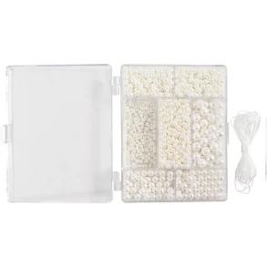 DIY Mix Smykker 1 Pk., Halskde Og Armbnd, Hvid Perlemor