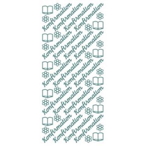 Stickers Konfirmation s�lv 97 S15