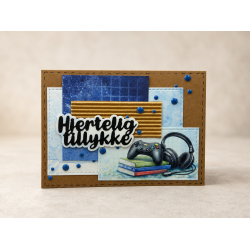 Die A6 rektangle m. streg inkl. 2 banner Luna Hobby