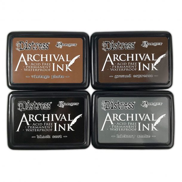 Archival Ink- St m. 4 stk - Tim Holtz