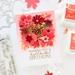 Fresh Florals die - Pinkfresh Studio