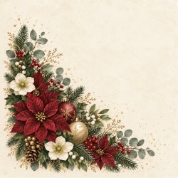 Papirblok Julens Elegance 15 x15cm. - Luna Hobby