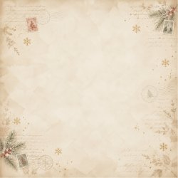 Papirblok Jul med tradition 15 x 15 cm. - Luna Hobby