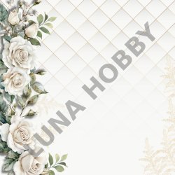 Papirblok Forever - 15 x 15 cm - Luna Hobby