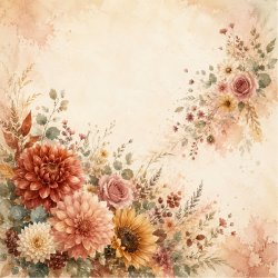 Papirblok Efter�r 1 15 x 15 cm - Luna Hobby
