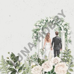 Papirblok Forever - 15 x 15 cm - Luna Hobby