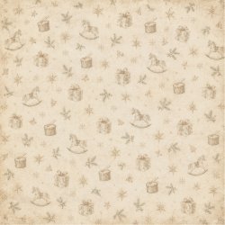 Papirblok Jul med tradition 15 x 15 cm. - Luna Hobby
