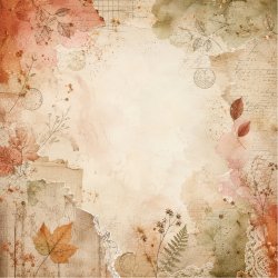 Papirblok Efter�r 1 15 x 15 cm - Luna Hobby