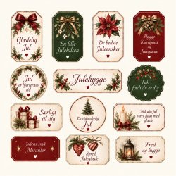 Papirblok Julens Elegance 15 x15cm. - Luna Hobby