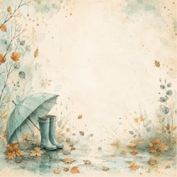 Papirblok Efter�r 2 15 x 15 cm - Luna Hobby