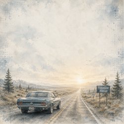 Papirblok Road Trip 15 x 15 cm - Luna Hobby