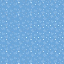 Designpapir Sommerfugle Bl� 30,5 x 30,5 cm - Luna Hobby