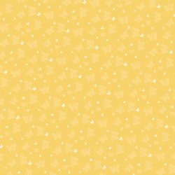 Designpapir Sommerfugle Gul 30,5 x 30,5 cm - Luna Hobby