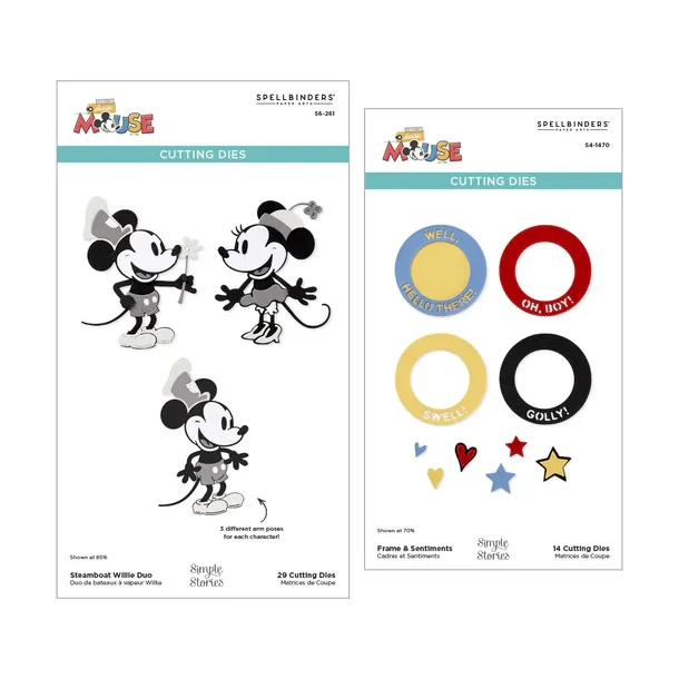 Dies Say Cheese Classic Mouse Character Die Bundle spellbinders BD-0971