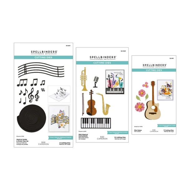 Die Small Instruments Bundle from the Bibi's Musical Notes Collection spellbinders BD-0979