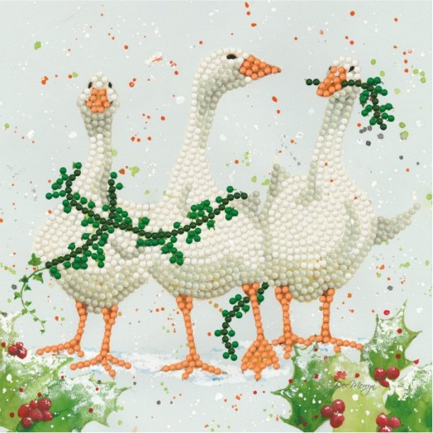 Sprakle Art Bree Merryn - Diamond Art Card Kit - Christmas Geese