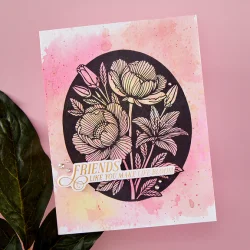 Betterpress s�t inkl. stencil Sweet Moments -  Spellbinders