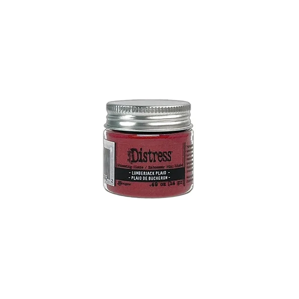 Distress embossing Glaze Lumberjack plaid 14 gr