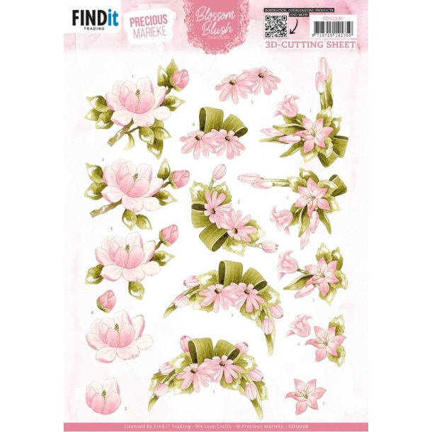 3D ark Marieke 12236 Blossom Blush - Pink M21