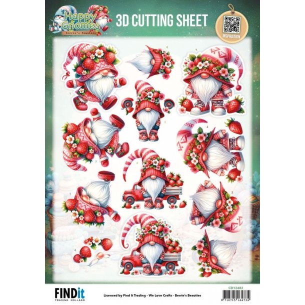 3D ark Berries Beauties - Happy Gnomes - Berry Cute M34