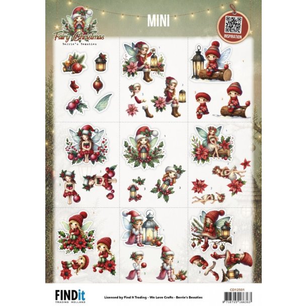 3D ark Berries Beauties - Fairy Christmas - Mini M34