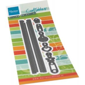 Marianne Design Die Long Zipper CR1528 RESTORDRE