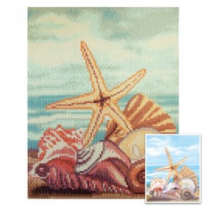 Diamond Painting art kit Sea Shells 28x36cm