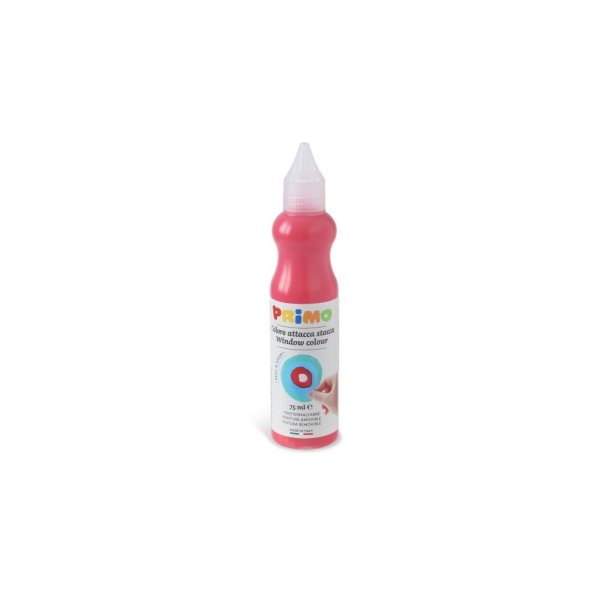 Vinduesmaling 75 ml, D: 3,2 cm, Carmine Red